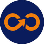logo infini logo bleu